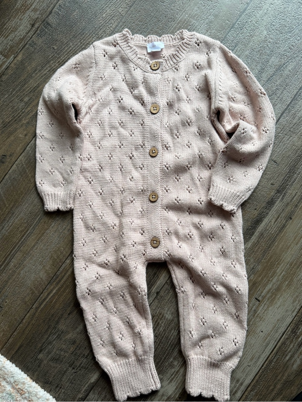 Soft Pink Baby One-Piece Romper